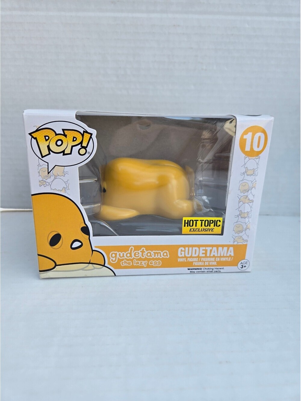 Funko Pop! Gudetama The Lazy Egg #10 Hot Topic Exclusive
